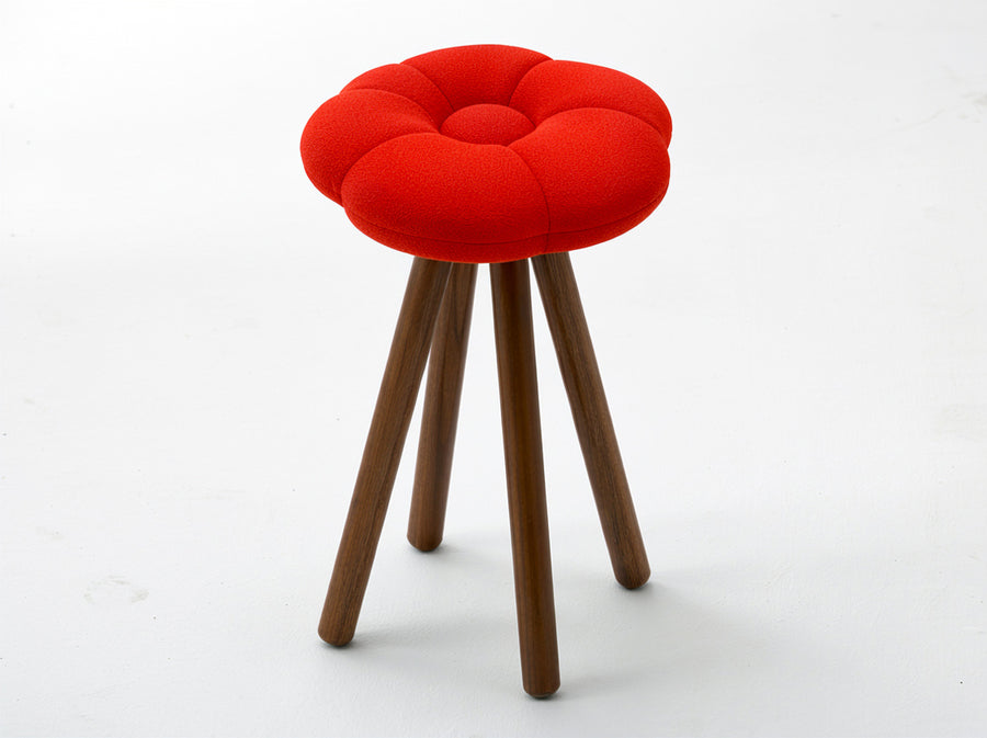 Monaca | Low Stool / wood base